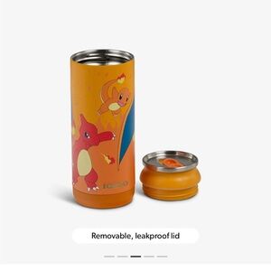 Igloo Orange collector water bottle with Pokémon Character Design